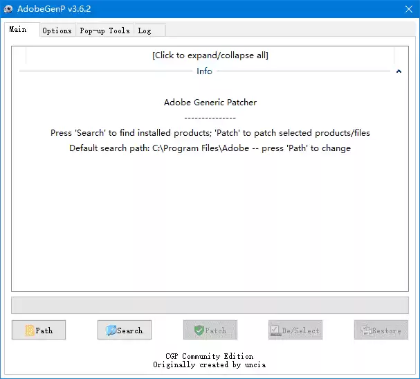 AdobeGenP(Adobe全家桶系列激活工具) v3.8.0 汉化绿色版